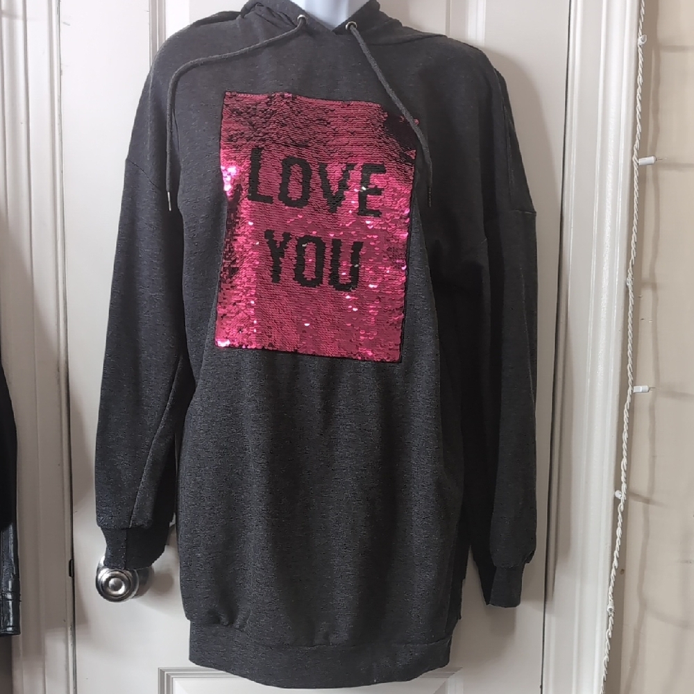 Fashion Nova Gray Mesh Fabric
